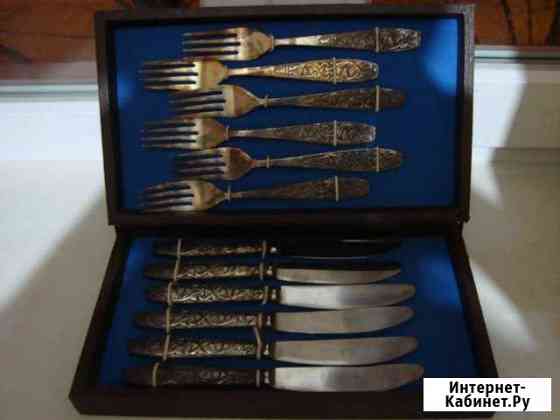 Столовый набор мельхиор СССР Краснодар