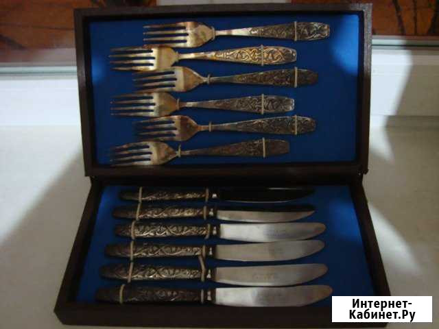 Столовый набор мельхиор СССР Краснодар - изображение 1