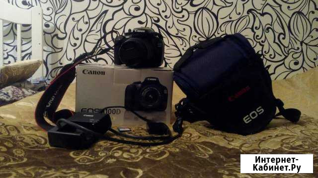 Фотоаппарат Canon 1100d тушка,объектив,сумка,карта Петрозаводск - изображение 1