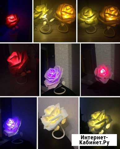 Ночник,светильник,цветы из изолона Екатеринбург - изображение 1