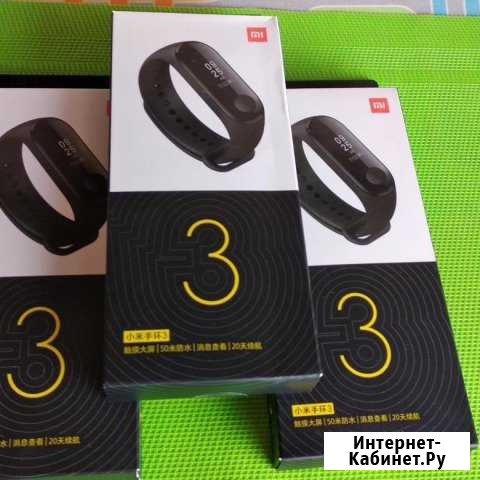 Xiaomi mi band 3. Новый. Глобальная версия Брянск - изображение 1