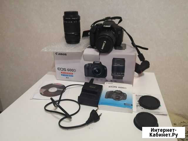 Фотоаппарат Canon 600d Улан-Удэ - изображение 1