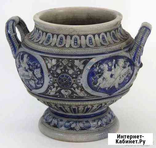 Чаша керамика рельеф 19 век Великий Новгород