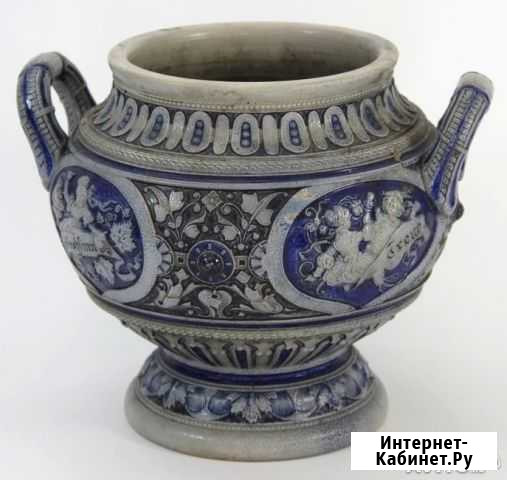 Чаша керамика рельеф 19 век Великий Новгород - изображение 1