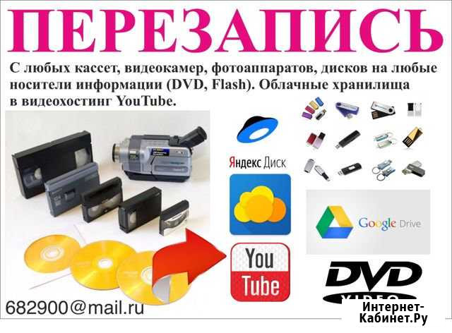Перезапись с кассет на диски, флешки Балаково - изображение 1