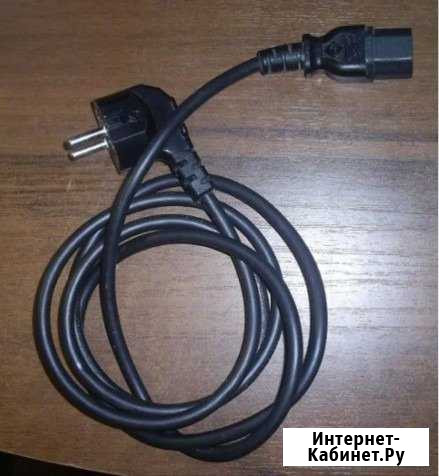 Кабель (Евровилка - iec c13 разъем) Ярославль - изображение 1
