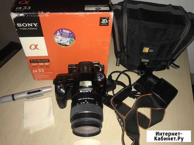 Фотоаппарат Sony a33 Томск - изображение 1
