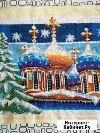 Вышивка старинная. Собор. Храм Батайск