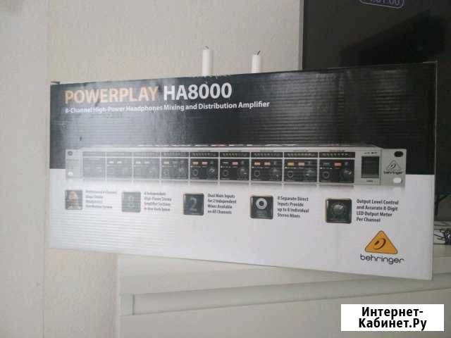 Behringer Powerplay HA8000 восьмиканальный рэковый Владимир - изображение 1