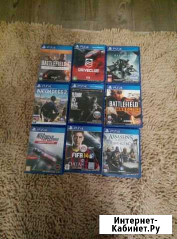 Диски на playstation 4 цена за все 9 дисков Братск - изображение 1