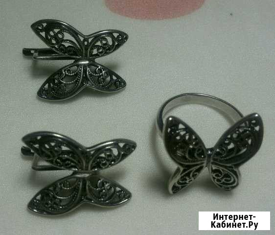 Кольцо и серьги Свободный - изображение 1