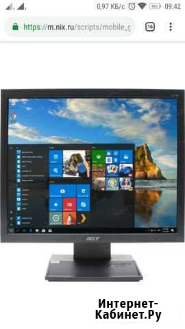 Acer LCD Monitor V173 DOB Прокопьевск - изображение 1