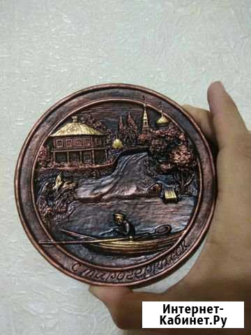 Тарелка декоративная сувенирная Старочеркасск гипс Ростов-на-Дону - изображение 1