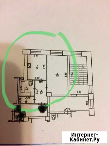1-к квартира, 38.9 кв.м., 2/3 эт. Калуга - изображение 1