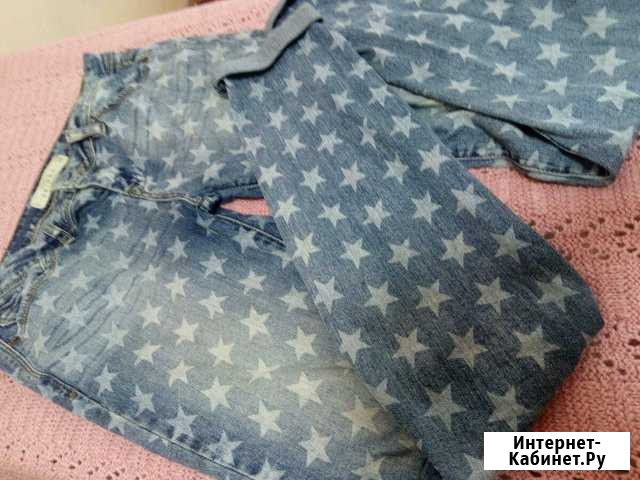 Джинсы со звездами скинни Петрозаводск - изображение 1