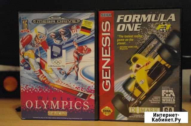 Картриджи Sega Formula One и Winter Olympics Воронеж - изображение 1