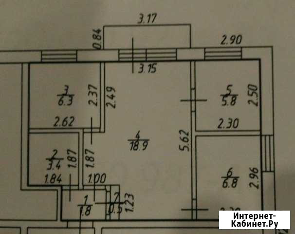 3-к квартира, 43 кв.м., 5/5 эт. Артемовский - изображение 1