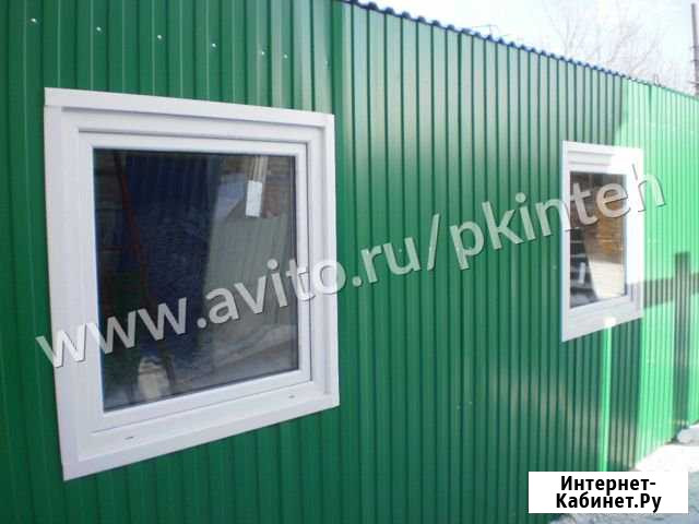 Бытовка 6х3, строительный вагончик, пост охраны Новосибирск - изображение 1