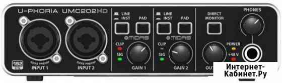 Звуковая карта behringer UMC202HD Балаково