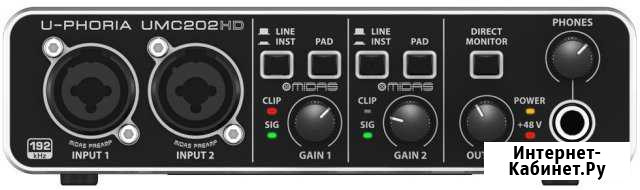 Звуковая карта behringer UMC202HD Балаково - изображение 1