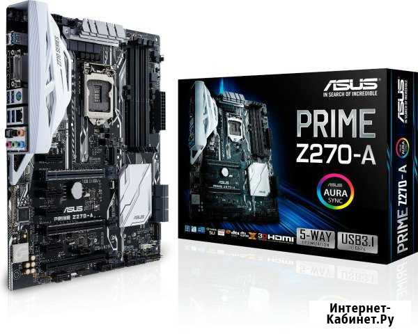 Новая asus prime Z270-A Выборг - изображение 1