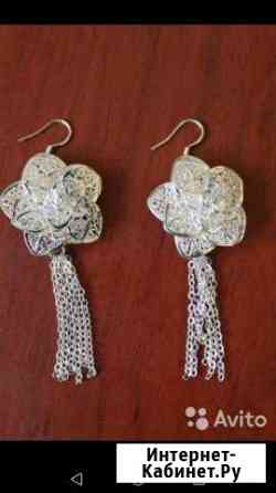 Серебряные серьги Барнаул