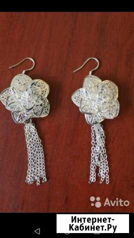 Серебряные серьги Барнаул - изображение 1