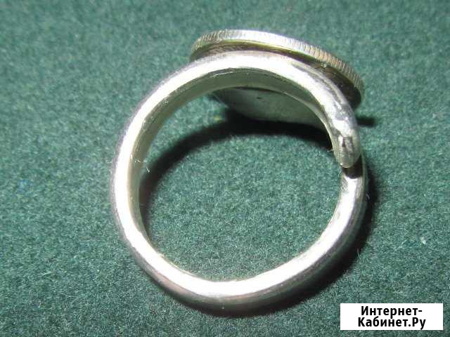 Серебряное кольцо-монетка Киров - изображение 1