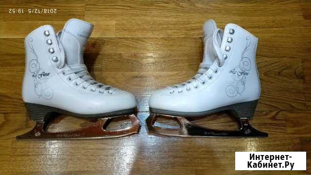 Коньки Le Fleur 100 Leather (размер 36) Красногорск - изображение 1