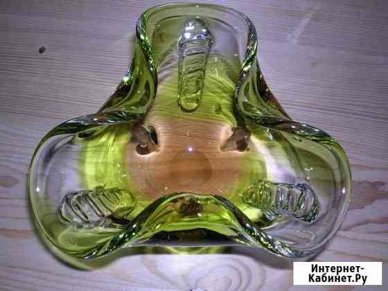 Ваза из чешского стекла Пермь