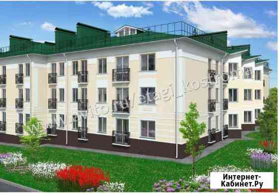 2-к квартира, 76.1 кв.м., 3/3 эт. Кострома