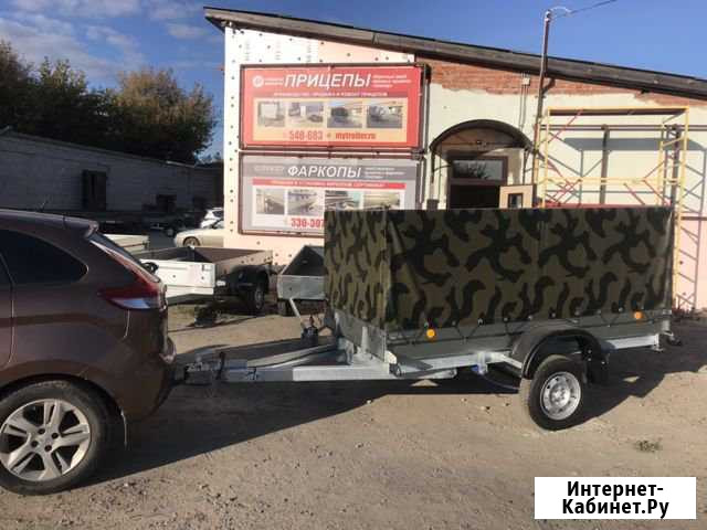 Прицеп Трейлер 2.6*1.3. Каркас и тент камуфляж Йошкар-Ола - изображение 1
