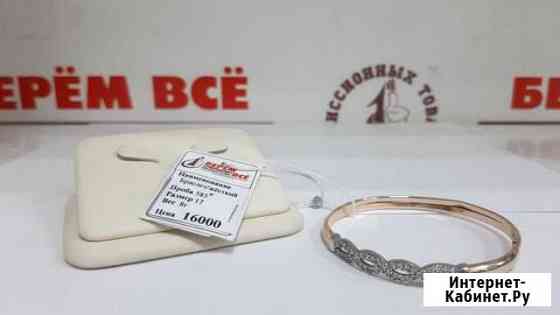 Золотой браслет жёсткий 8г(кр) Омск