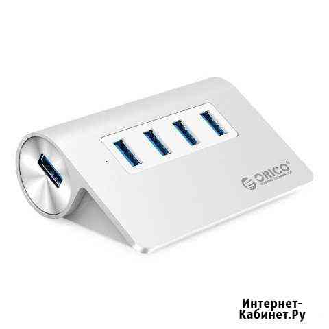 USB-хаб Orico M3H4-U32 Silver Первоуральск