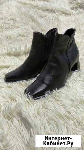 Продам изящные кожаные ботильоны (Италия) Пенза - изображение 1
