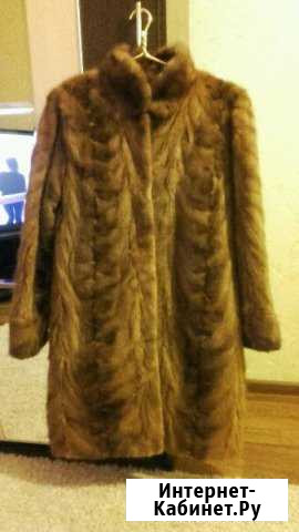 Шуба норкавая из кусочков размер 48-50 Магадан - изображение 1