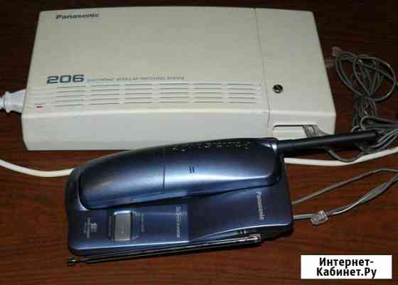 Атс Panasonic KX-T206SBX и телефон KX-TC1205RUF Ирбит