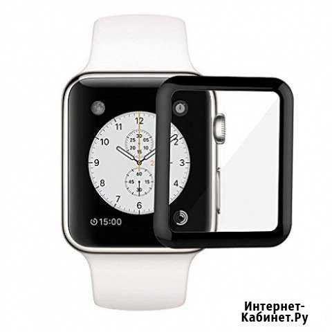 Защитное стекло Ainy 3D Full для Apple Watch 38 мм Санкт-Петербург - изображение 1