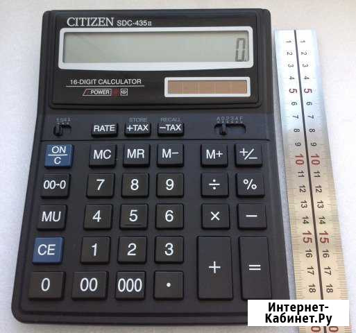 Калькулятор Citizen SDC-435II Хабаровск - изображение 1