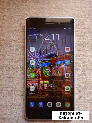 Nokia 6 серебряный, 32 гб Хабаровск - изображение 1