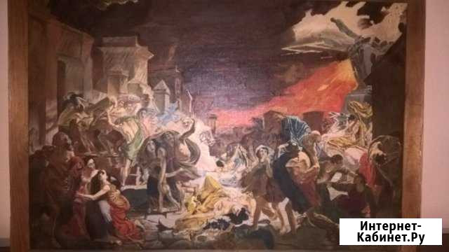 Картина последний день помпеи(холст) Электросталь - изображение 1