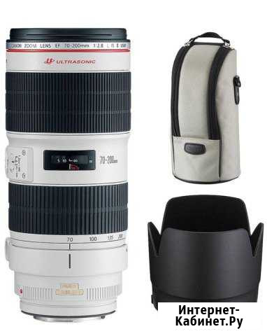 Объектив Canon EF 70-200 F/2.8 L IS II USM Абакан - изображение 1