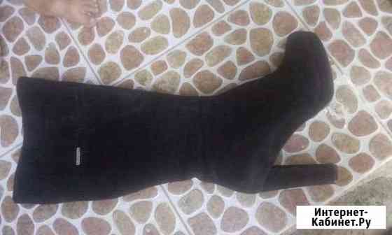 Зимние замшевые сапоги Махачкала