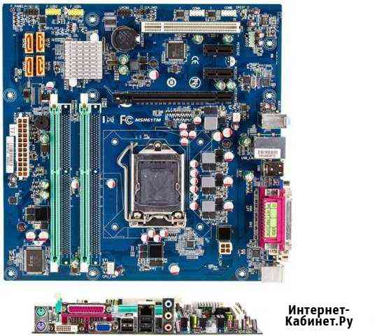 Материнская плата Gigabyte MSH61TV(M) (LGA 1155, I Минусинск