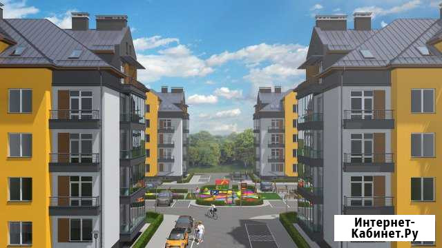 1-к квартира, 37.1 кв.м., 1/5 эт. Калининград - изображение 1