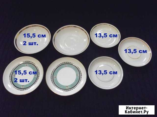 Тарелки разного размера и стеклянная посуда Самара - изображение 1