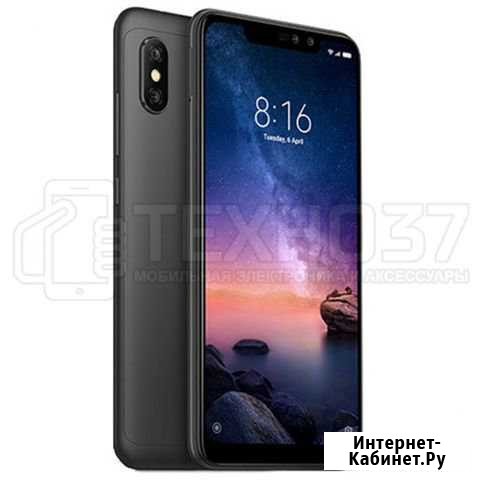 Xiaomi Redmi Note 6 Pro 4Gb + 64Gb Black Global Иваново - изображение 1