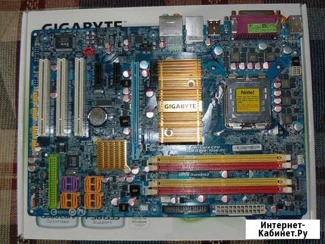 Материнская плата gigabyte GA-P35-DS3R (LGA775, 4x Минусинск - изображение 1