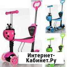 Детские самокаты:Граффити,5в1,Scooter-4х колёсн Красноярск