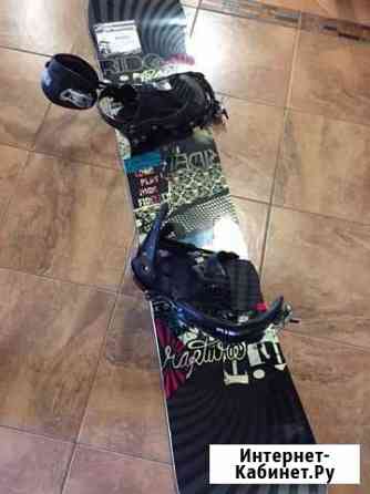 Сноуборд ride,крепления,ботинки Томск